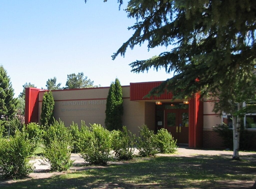 The exterior of Grandview Heights