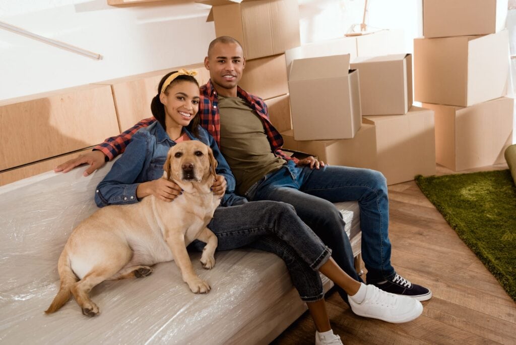 A family settling into Edmonton.